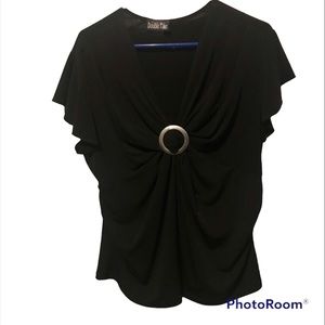 Double Take Solid Blouse